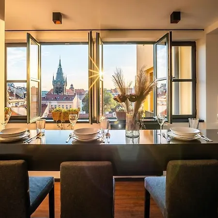 Tower Old Town Lux 4br & 3bath Terrace * Prague